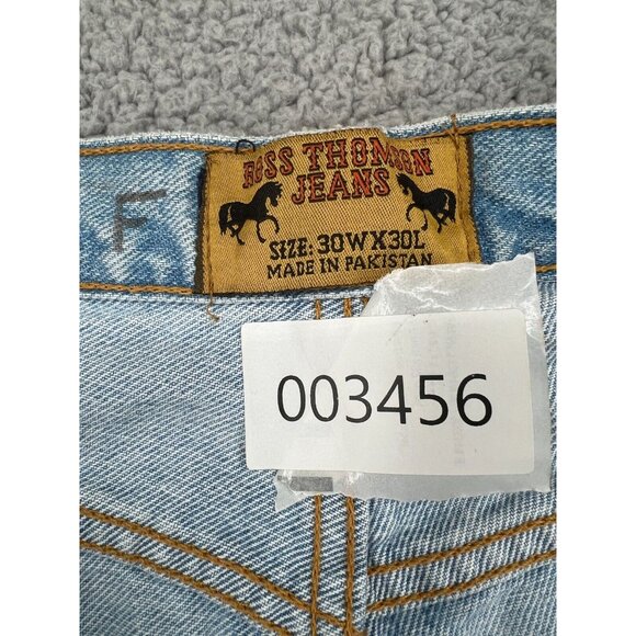 VTG Ross Thomson Jeans Men's Light Wash Denim Jeans Size 30 W X 30 L - Picture 13 of 13